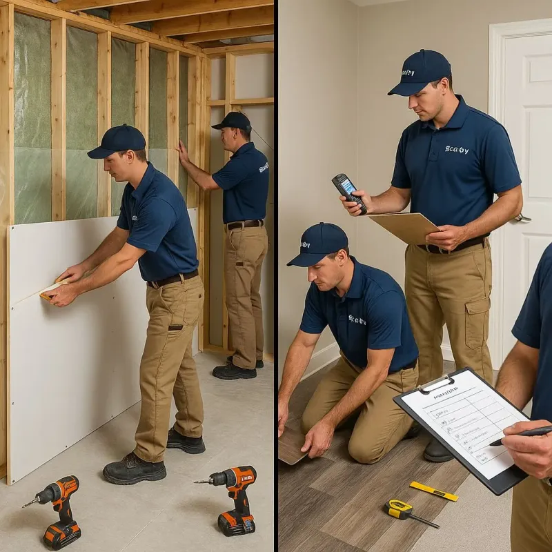 Repairs and Reconstruction process in East Renton Highlands, WA